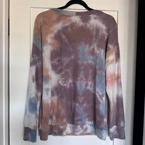 Nine Britton Tie Dye Brushed Fleece Sweatshirt